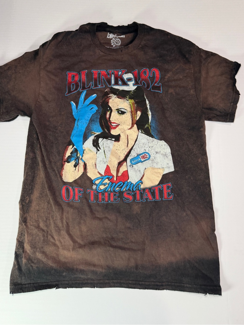 Blink-182 Enema of the State Band Tee -  intentionally distressed
